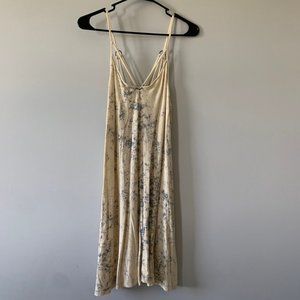 American Eagle Cream and Blue Tie-Dye